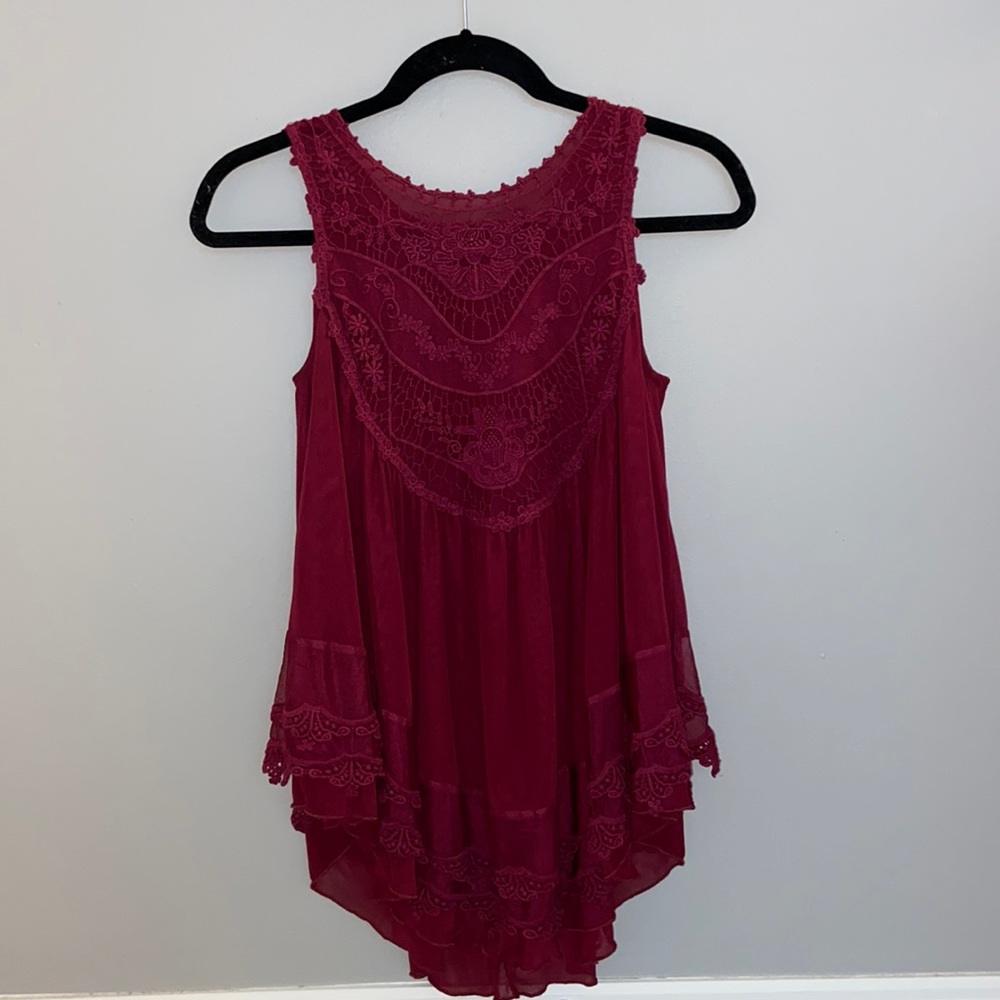 Altar’d state lace tunic